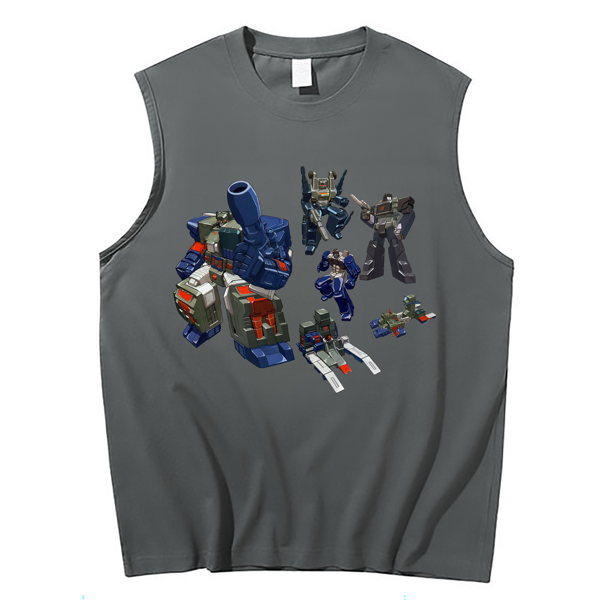（画像用） Transformers トランスフォーマー コットン100％タンクトップ（フロントプリント）